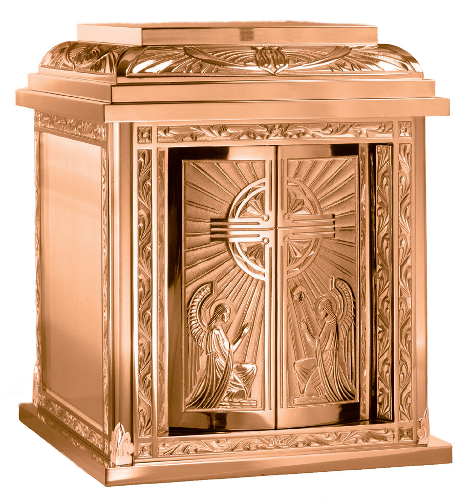 Bronze Tabernacle with Cross & Angels