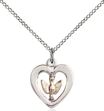 Holy Spirit Two Tone Neck Medal/Pendant Only