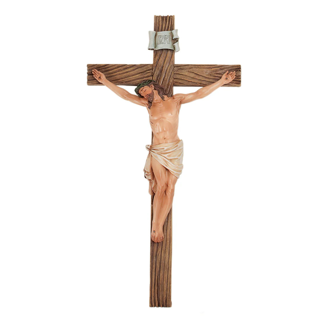 Joseph's Studio Brown & Silver Crucifix