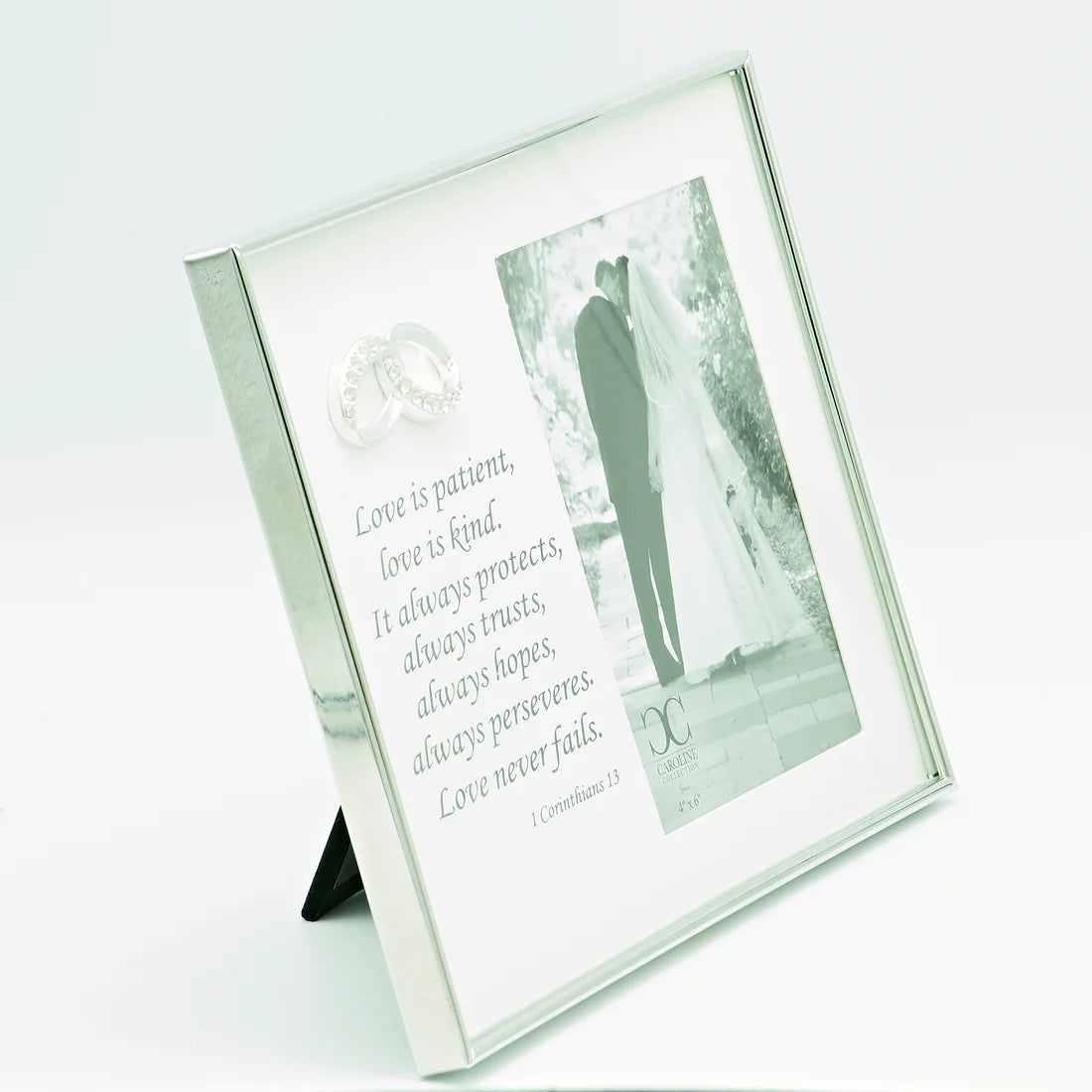 Caroline Collection Love Is Patient Wedding Frame (4"x6")