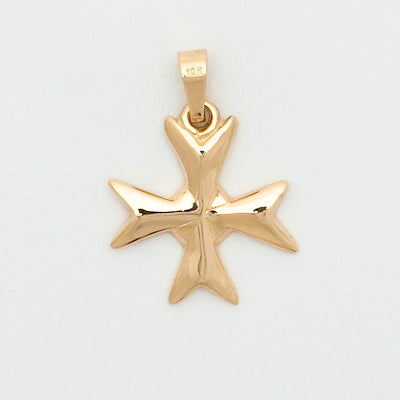 10k Small Plain Maltese Cross