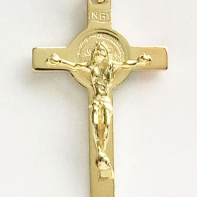 10k Large Saint Benedict Crucifix