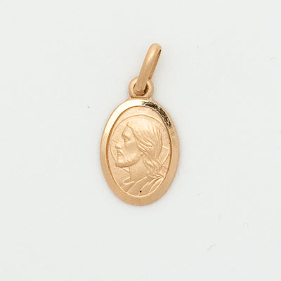 10k Small Oval Jesus Medal