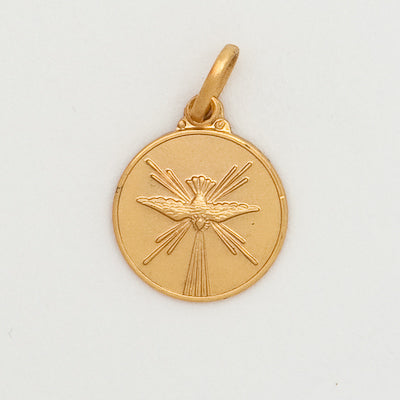 10k Small Round Holy Spirit Medal
