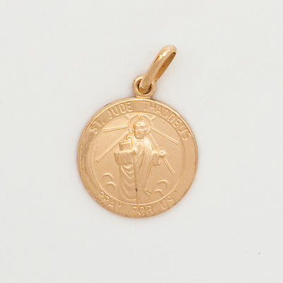 10k Small Round Saint Jude Medal