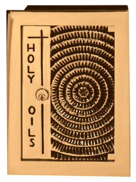 Ambry | 8-3/4" x 11-3/4" | Bronze | Radiating Circles Design