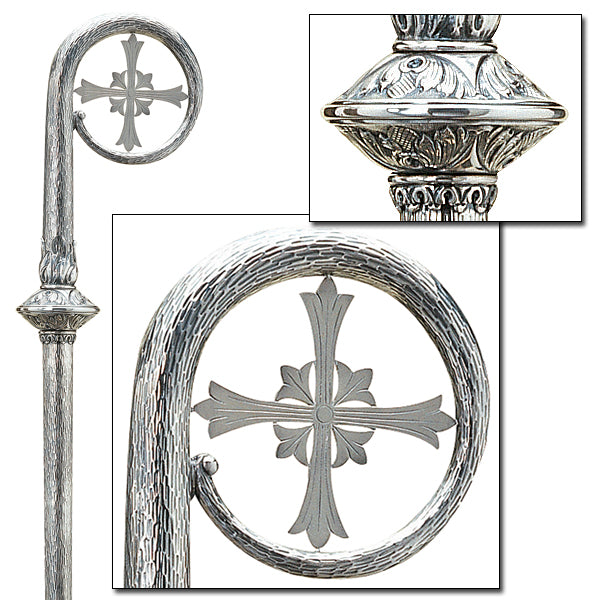 Hand Hammered Bishop Crozier/Staff
