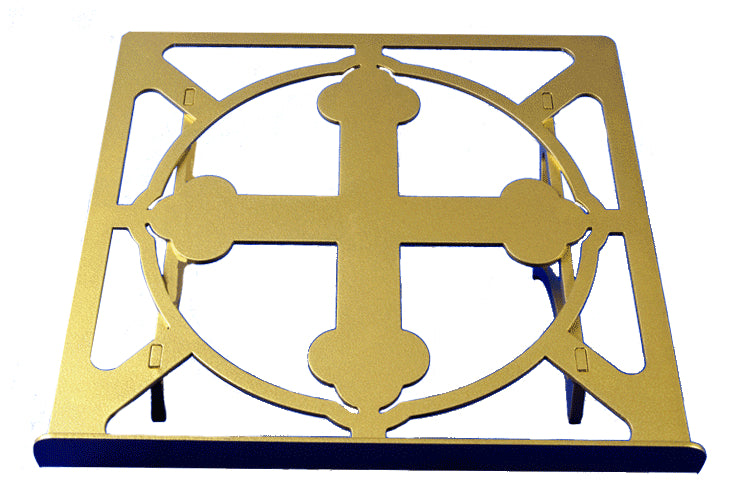 Book Stand, Cross Accent Backrest