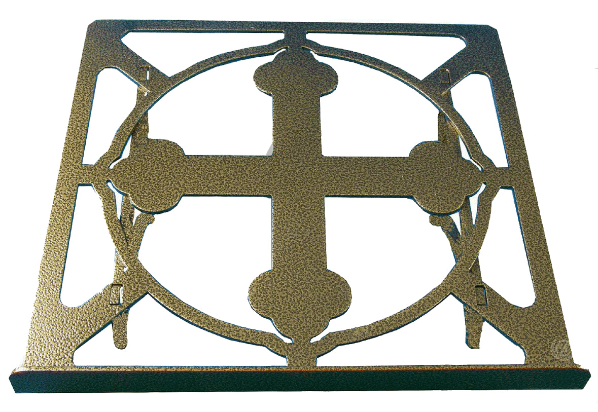 Book Stand, Cross Accent Backrest