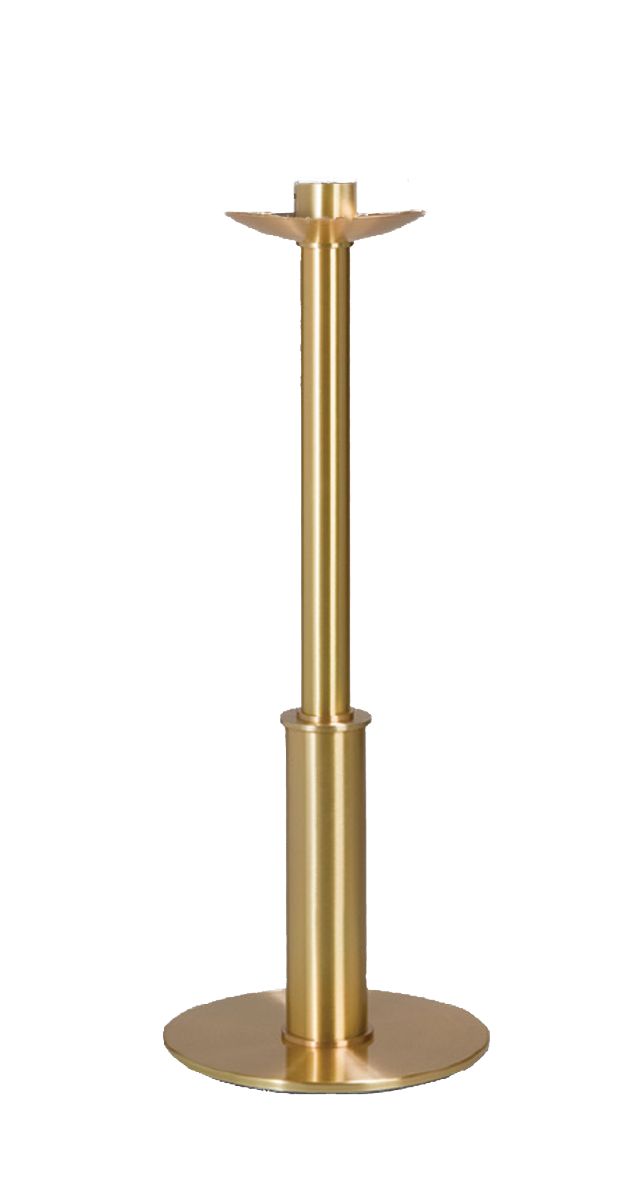 Church Advent Floor Wreath | 36-1/2" | Brass