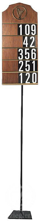 Hymn Board Floor or Wall Mount | Harp Accent
