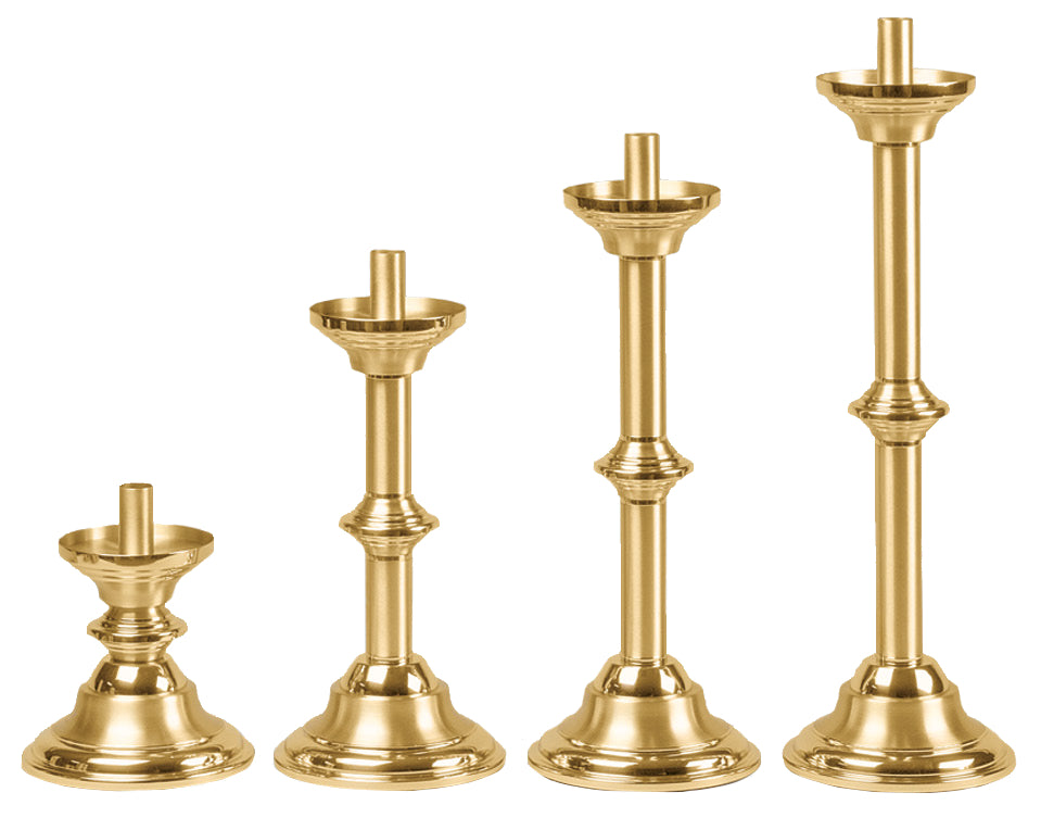 Altar Candlestick, Sold in Pairs, 4 Sizes