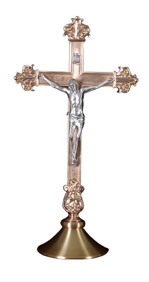 Altar Crucifix | Satin Bronze | 19"