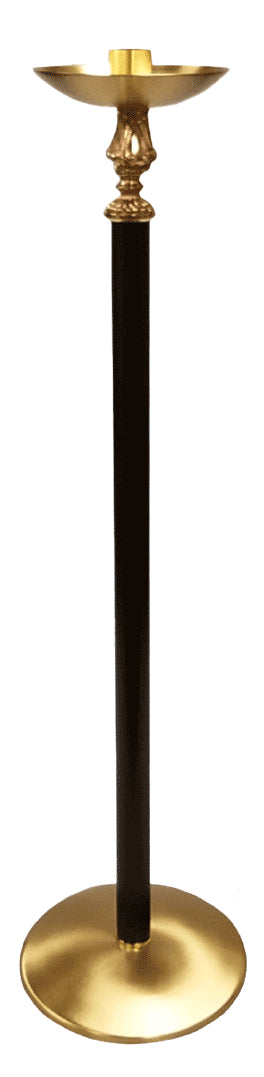 Paschal Candlestick, 39", Brass, Accent Node
