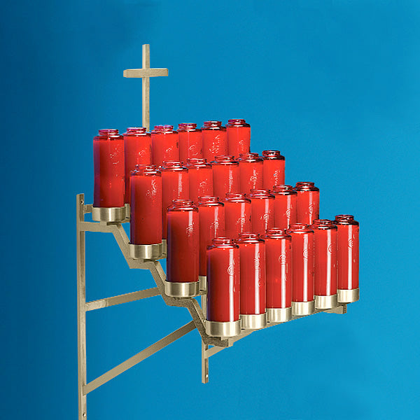 Votive Stand | 24 Bottles | Wall Mounted