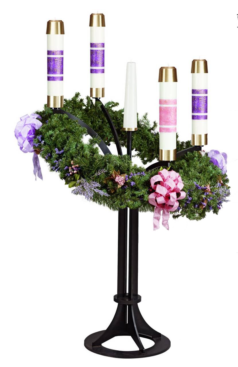 Church Advent Floor Wreath | 35"
