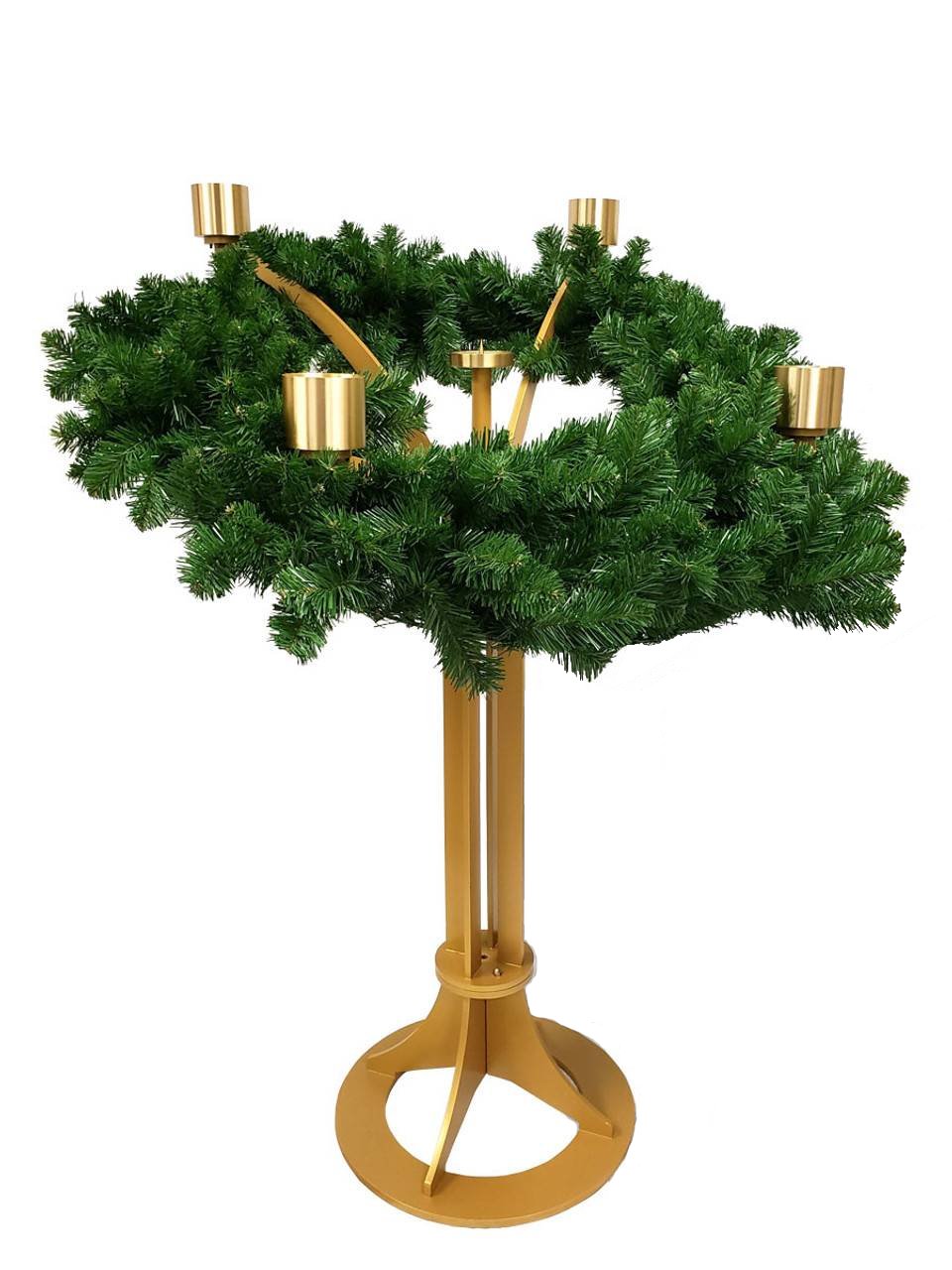 Church Advent Floor Wreath | 35"