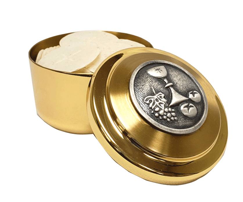 Large Pyx | Blessed Sacrament | 2-1/2" x 1"