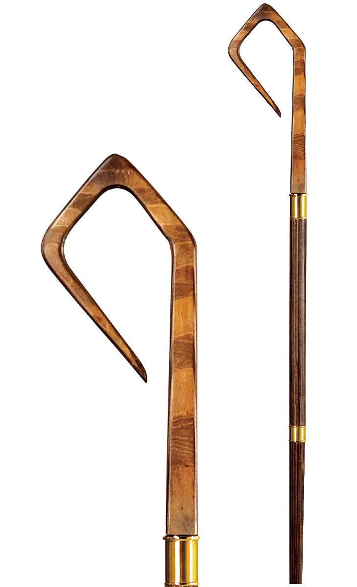 Bishop Crozier | Mahogany Wood