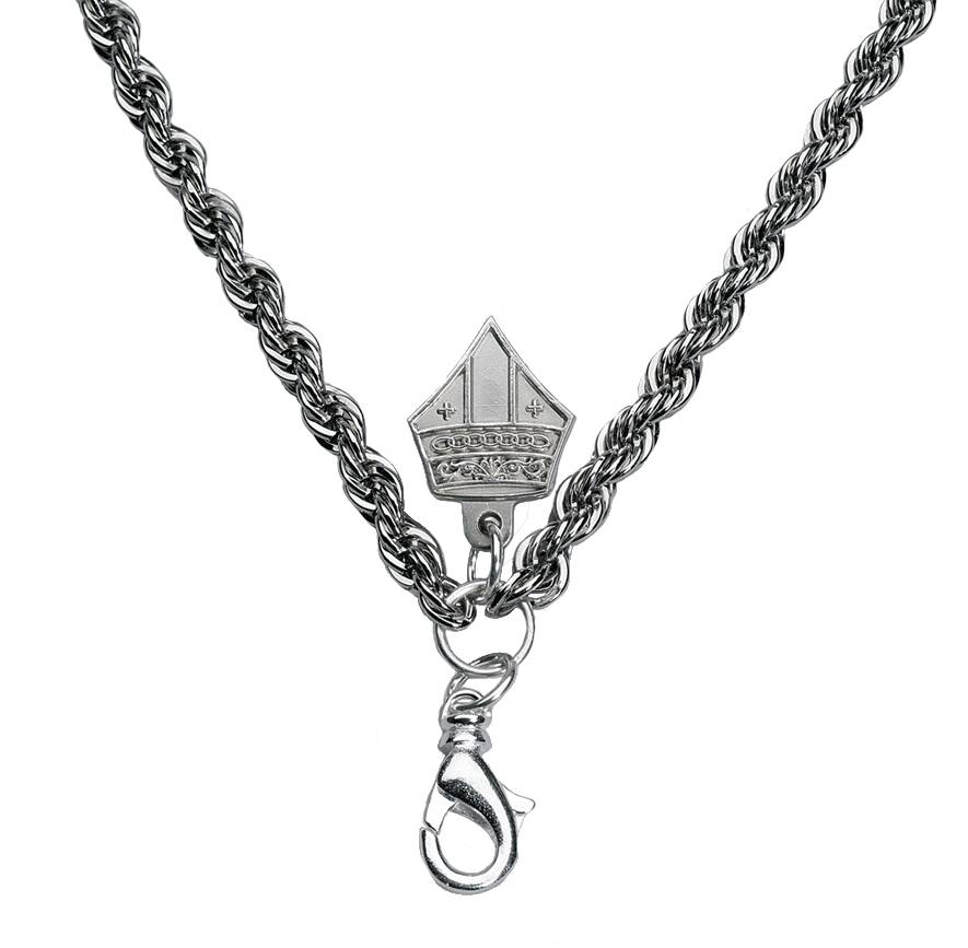 Chain for Pectoral Cross | Rhodium or Gold Plated