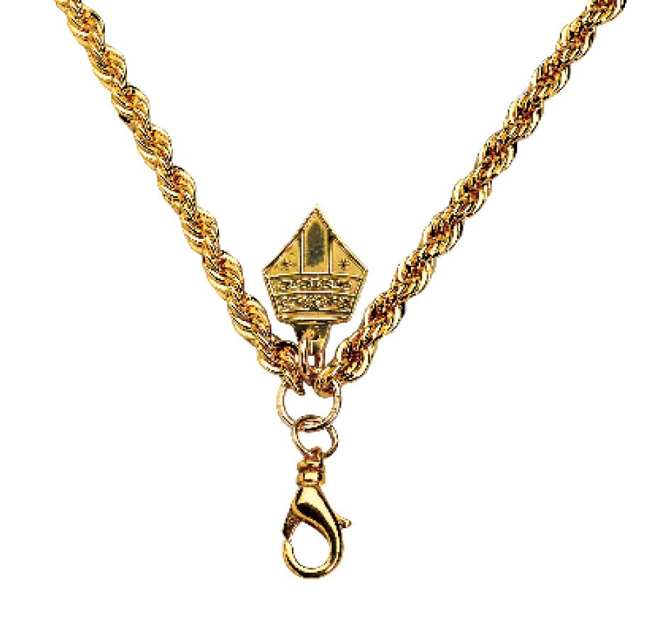 Chain for Pectoral Cross | Rhodium or Gold Plated