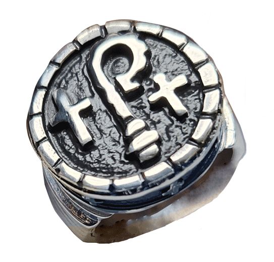 Bishop Ring | Oxidized Sterling Silver