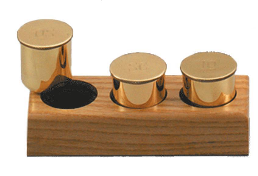 Oil Stock Set | Wooden Holder | OI/SC/OS Lids