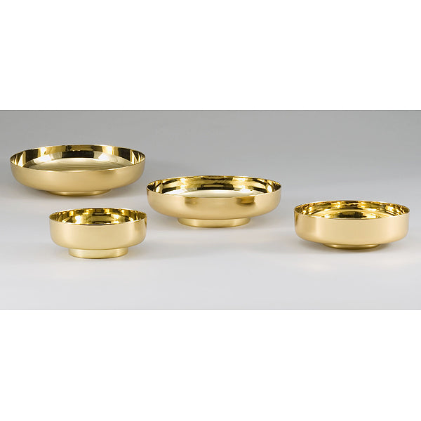Bowl Paten | Smooth Gold Polished Finish | 4 sizes