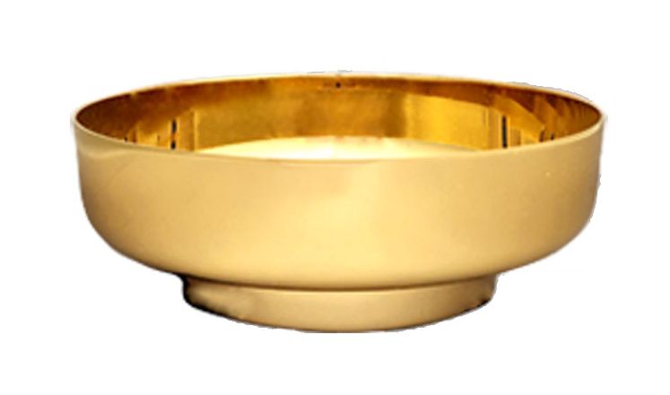 Bowl Paten | Smooth Gold Polished Finish | 4 sizes