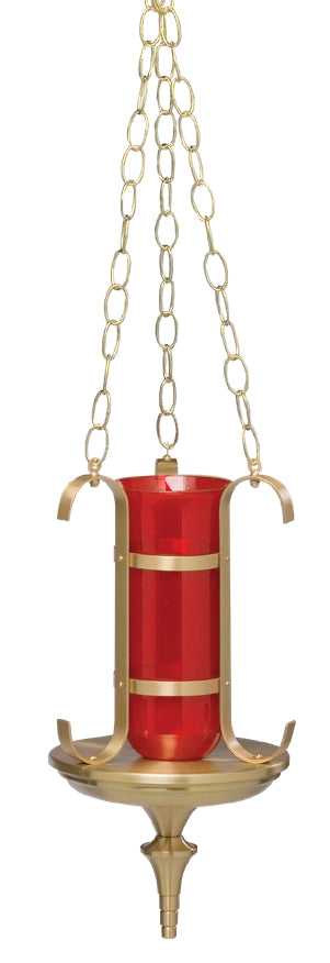 Electric Hanging Sanctuary Lamp (32" Ht)