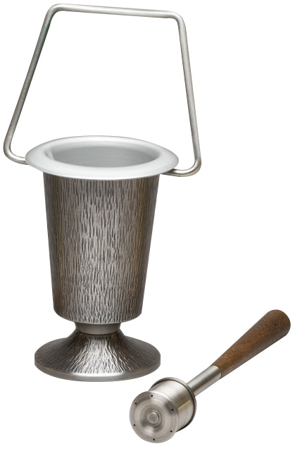 Aspergillum, Silver Oxidized Finish