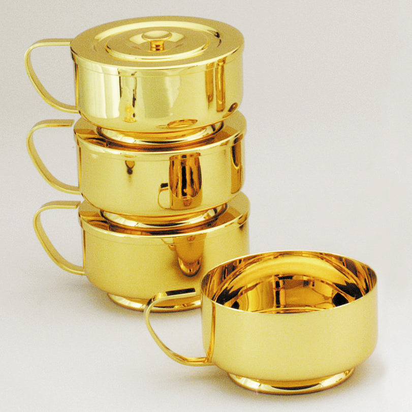 Stacking Ciborium | Polished Gold | 2 Sizes