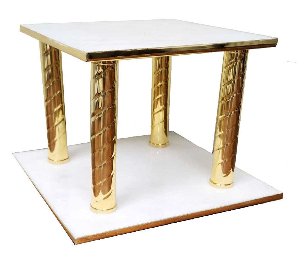 Thabor Table | Faux Marble | Square