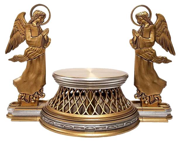 Angel Thabor Table | Satin Gold Finish