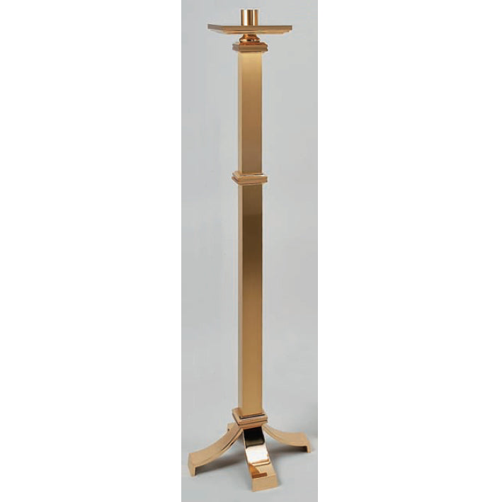 Candélabre de procession combiné avec finition en bronze pour autel : Modèle 4414 - Hauteur 44" - Douille 1 1/2"
