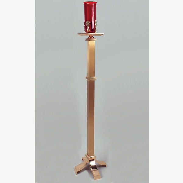 Combination Finish Bronze Floor Sanctuary Lamp: 4414 Style - Two Sizes
