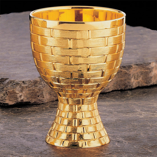 Wicker Work Motif Chalice & Scale Paten