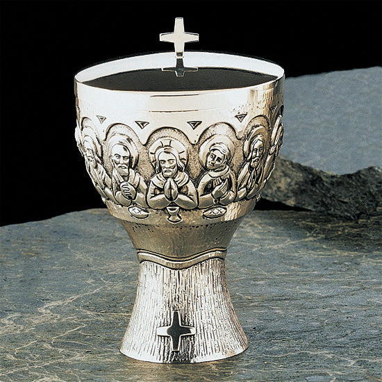 Deep Relief Last Supper Motif Ciborium