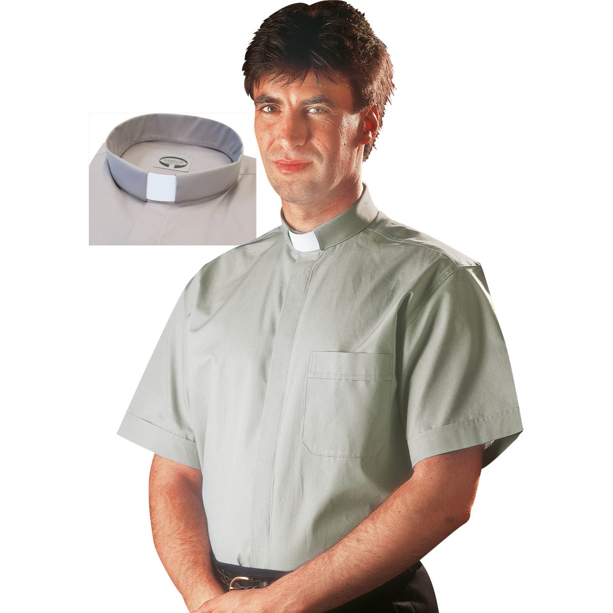 Slabbinck Classico Short-Sleeve Clergy Shirt