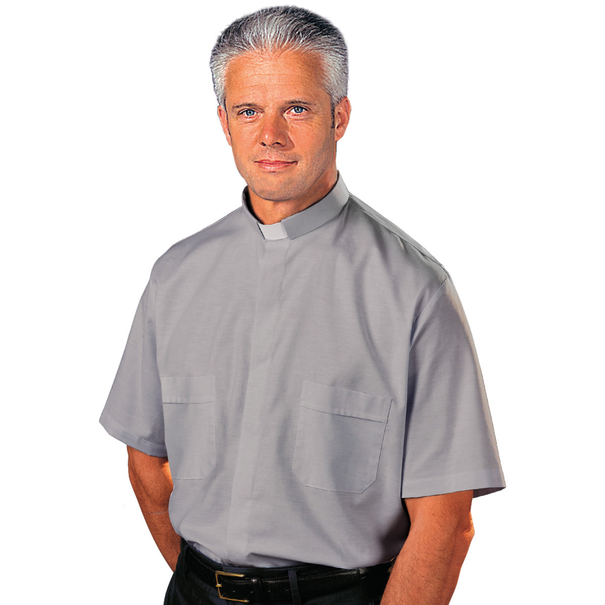 Short-Sleeve Tradicio Stadelmaier Clergy Shirts by Slabbinck