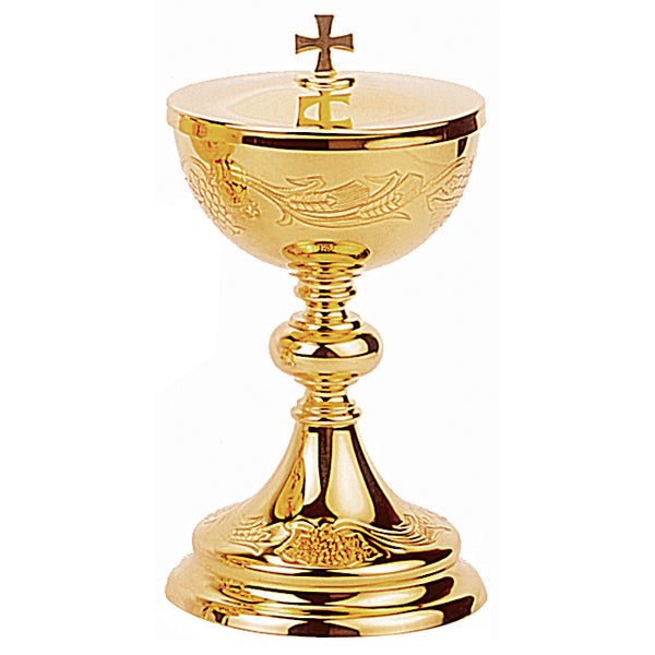Grape & Wheat Motif Ciborium