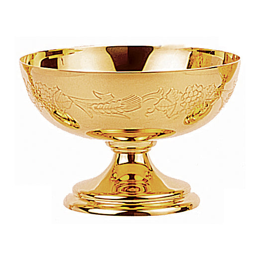 Grape & Wheat Motif Open Ciborium