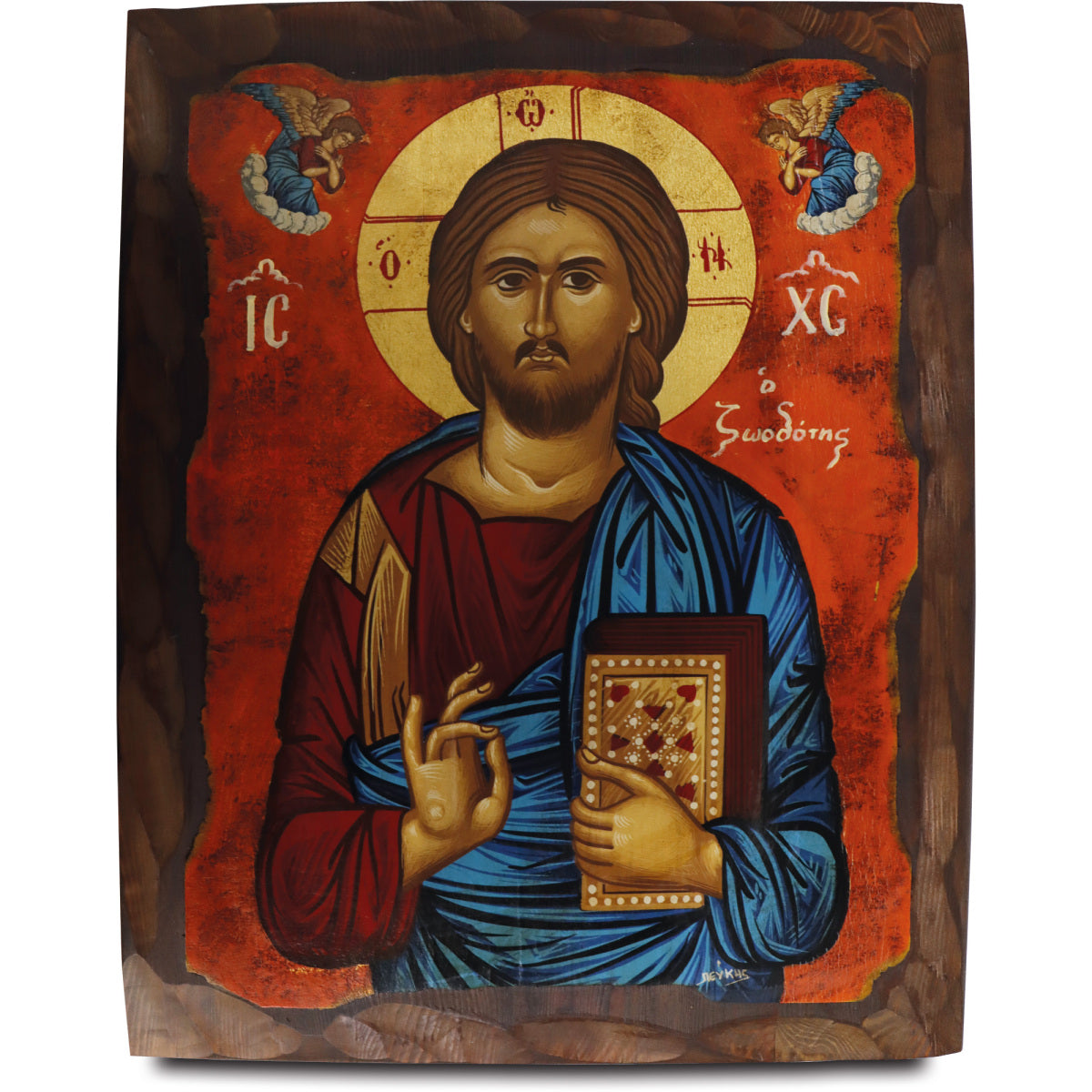 Slabbinck Icon - Christ Pantokrator (7" x 9")