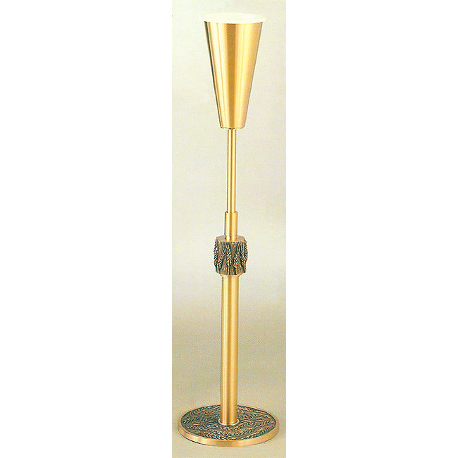 Vase à fleurs sur pied réglable bronze statuaire : style 5757 - hauteur de 41" à 63"