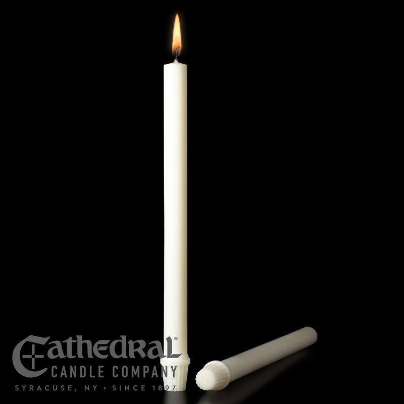 Altar Candle Small Diameter (1-1/4" x 24-3/4"), Short 1, 6/box