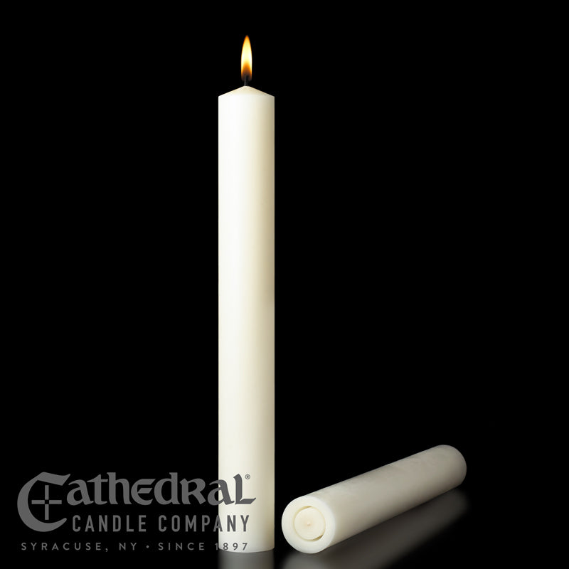Altar Candle Large Diameter (1-1/2" dia.), 12/box
