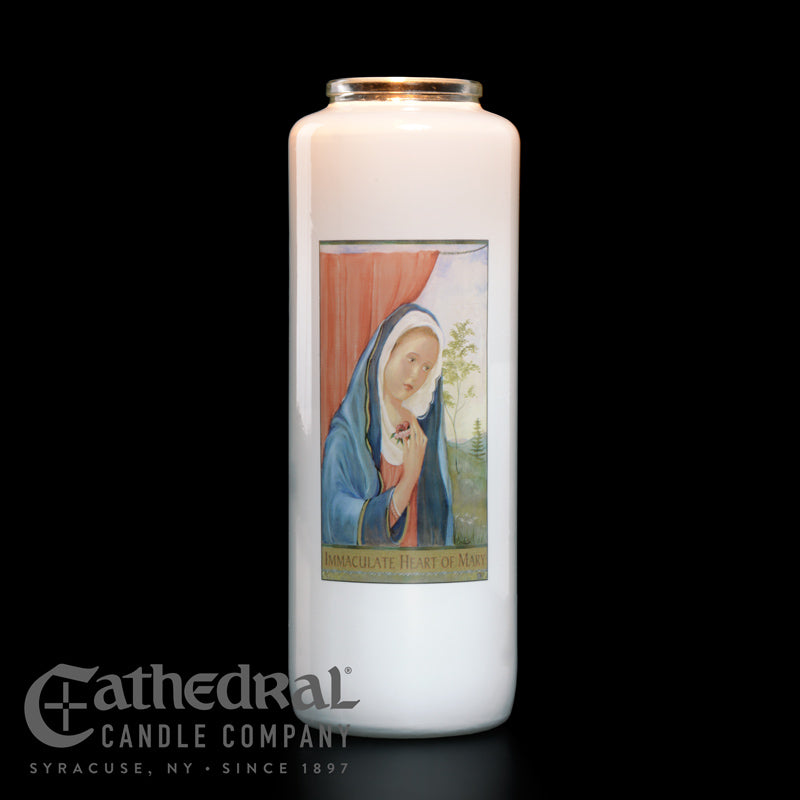 6-Day Glass Candle (12/cs) - Various Devotions