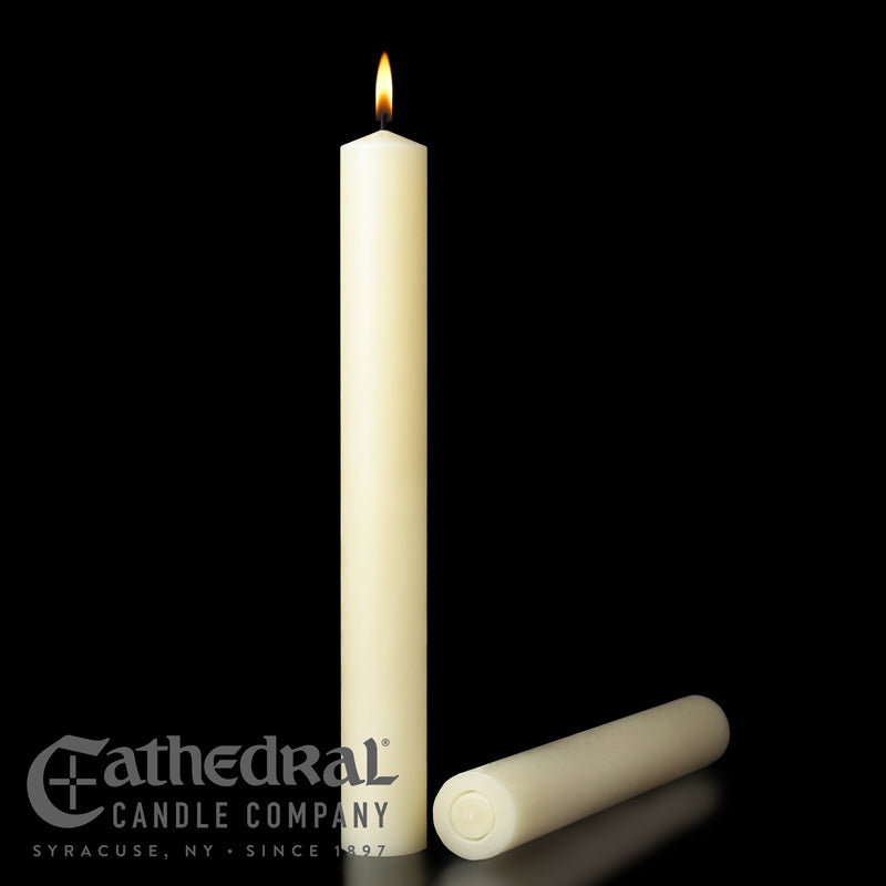 Altar Candle Large Diameter (1-1/2" dia.), 12/box