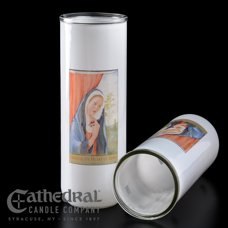 5/6/7-Day Glass Candle (12/cs) - Various Devotions