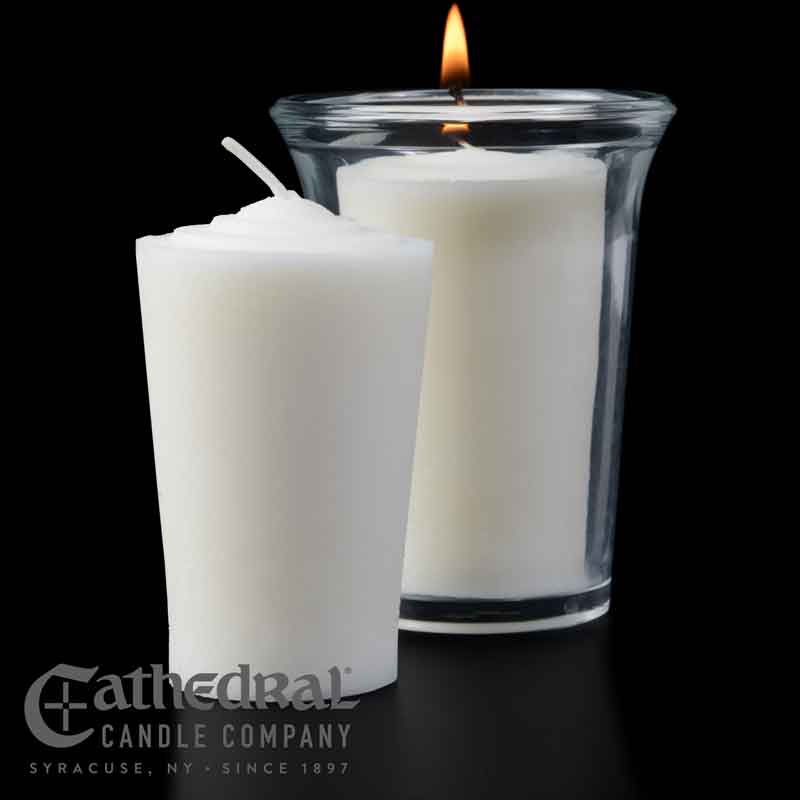 Best Quality Votive Lights - 51% Beeswax Tapered (144/cs)